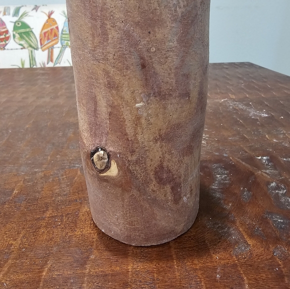 Hand Carved Rustic Moose Candle - Picture 6 of 8